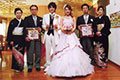 幸せ贈呈写真＜結婚式両親のプレゼント・披露宴の記念品・贈り物に人気の『しあわせの時計』＞